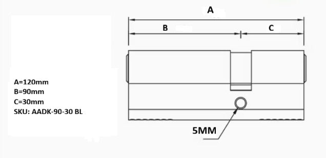 Double Side 90/30 Black