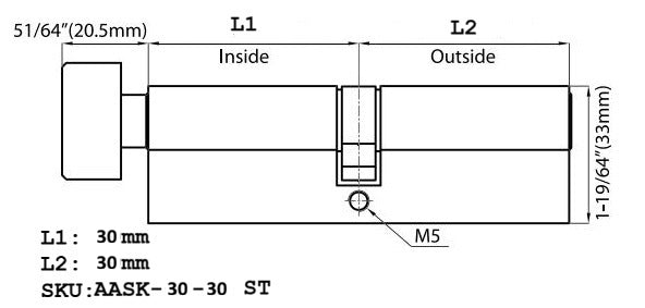 Single Side 30-30 Satin